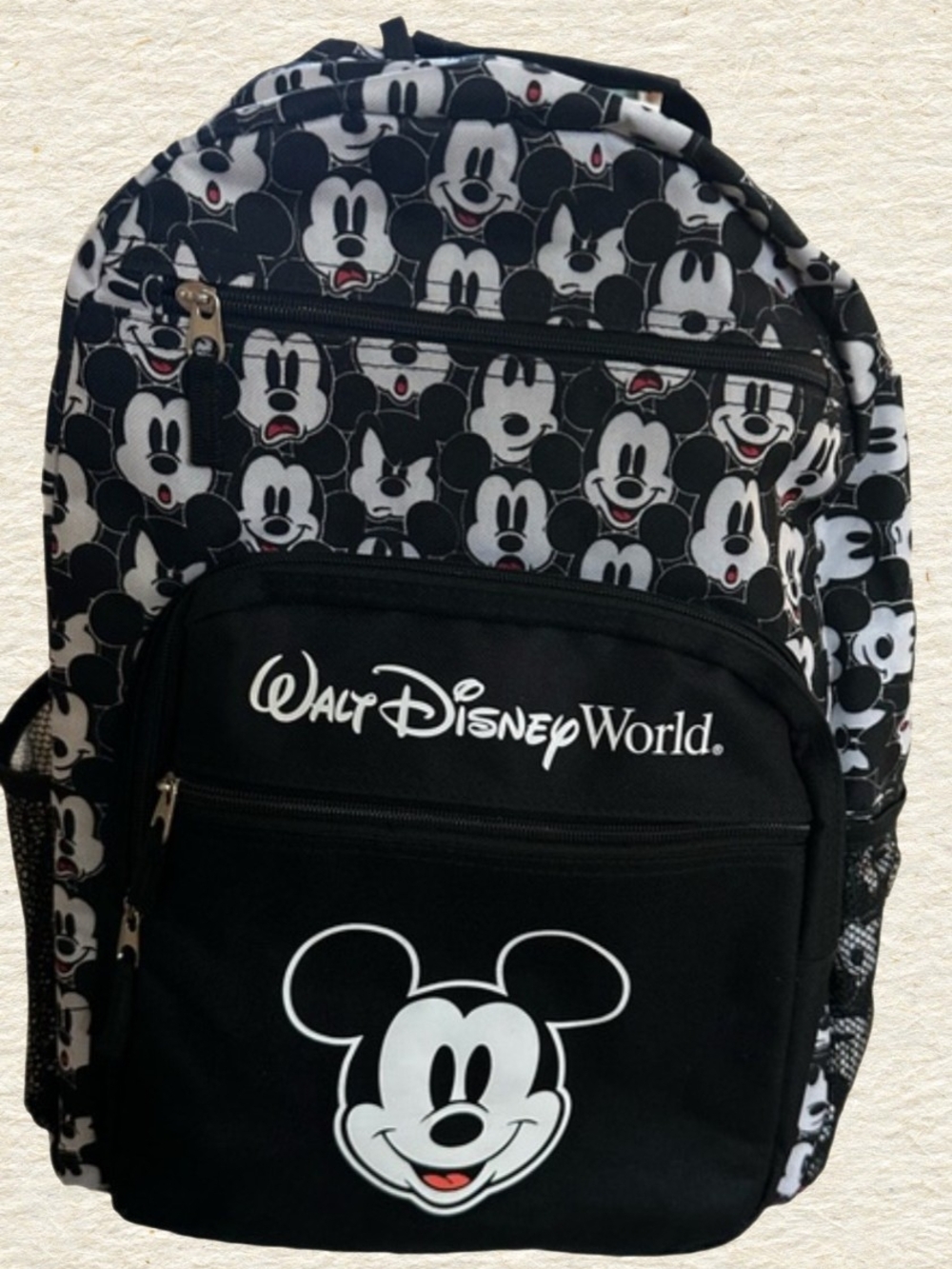 Disney Parks Walt Disney World Mickey Mouse All Over Print Backpack